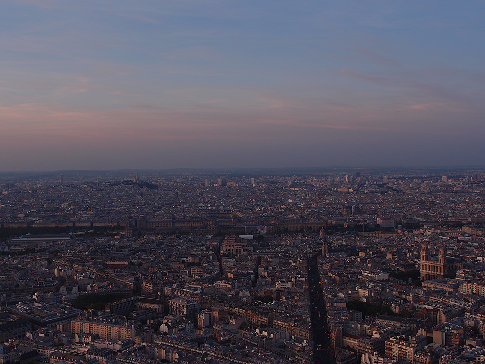Париж. Les lumières du soir.